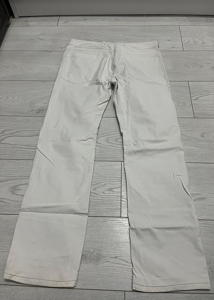 Little Big LTB Beyaz Denim Erkek Kot Pantolon - Görsel 4