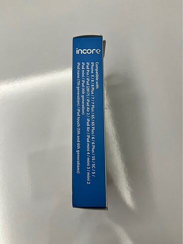 MFI Sertifikalı INCORE inLine Lightning 2 Metre Kırmızı Apple L - Görsel 2