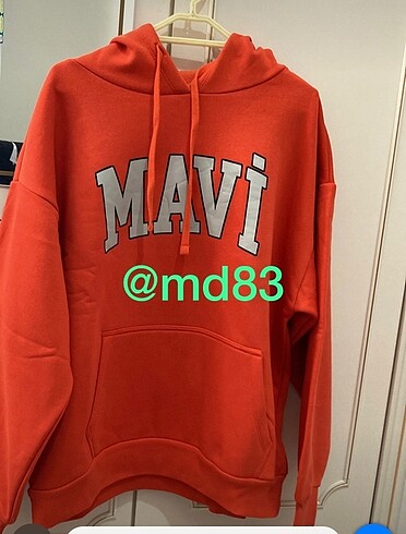 Mavi Jeans Mavi logolu kapüşonlu sweatshirt