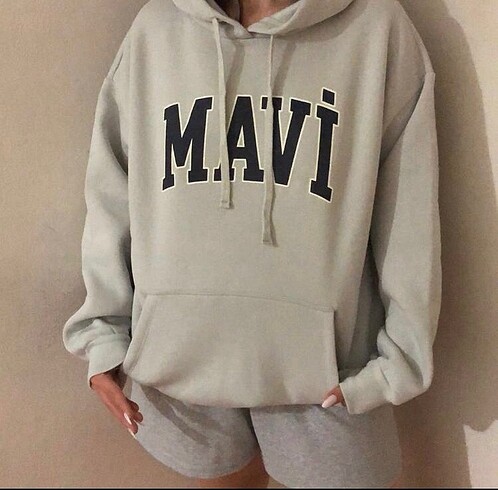 s Beden gri Renk Mavi sweatshirt