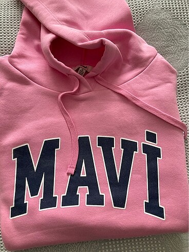 m Beden Mavi kadın sweatshirt