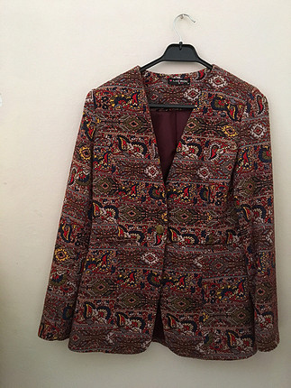 Desenli ceket/blazer