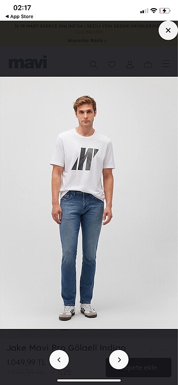 29 Beden mavi Renk Mavi jean
