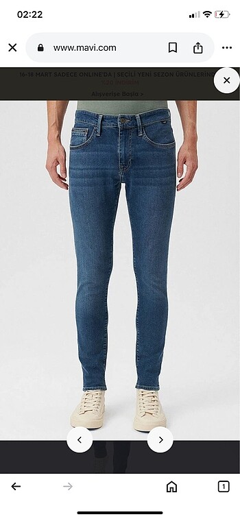 29 Beden Mavi jeans 29-30 beden uyumlu