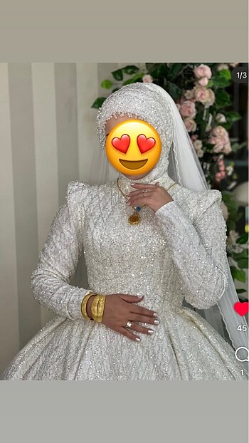 diğer Beden Satılık gelinlik