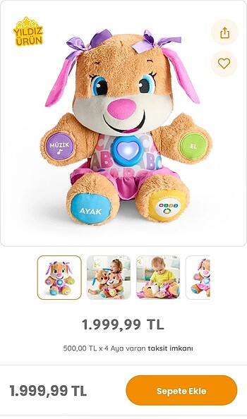 FisherPrice Eğitici Köpekçik