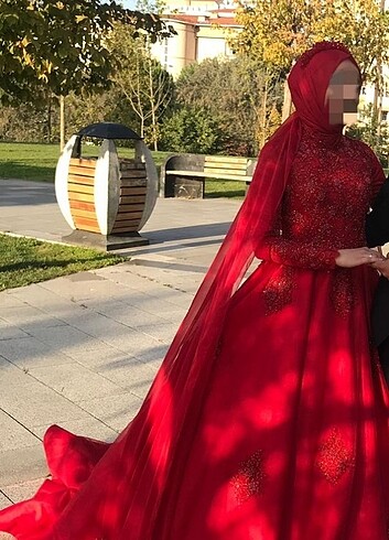 36 Beden Kına elbisesi