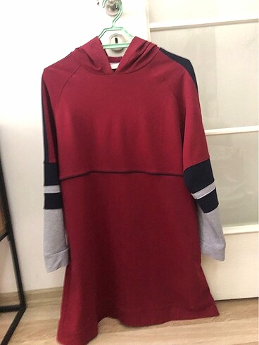 Sweatshirt spor tunik kapşonlu