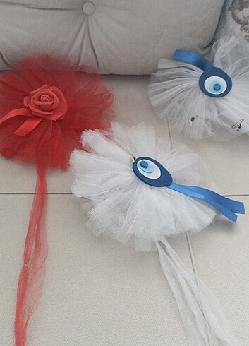 4 adet bohça 3 adet bohça bağlama süsü  - Görsel 6