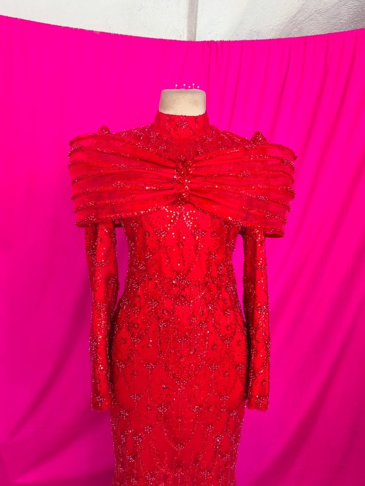 KIRMIZI TESETTÜR ABİYE - Görsel 4