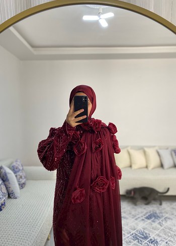 diğer Beden bordo Renk BORDO ABİYE