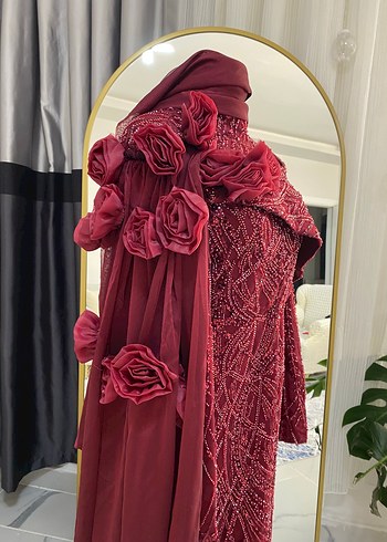 BORDO ABİYE - Görsel 3