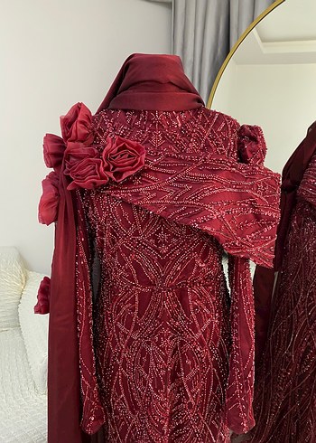 BORDO ABİYE - Görsel 4