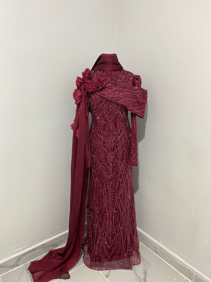 BORDO ABİYE - Görsel 2