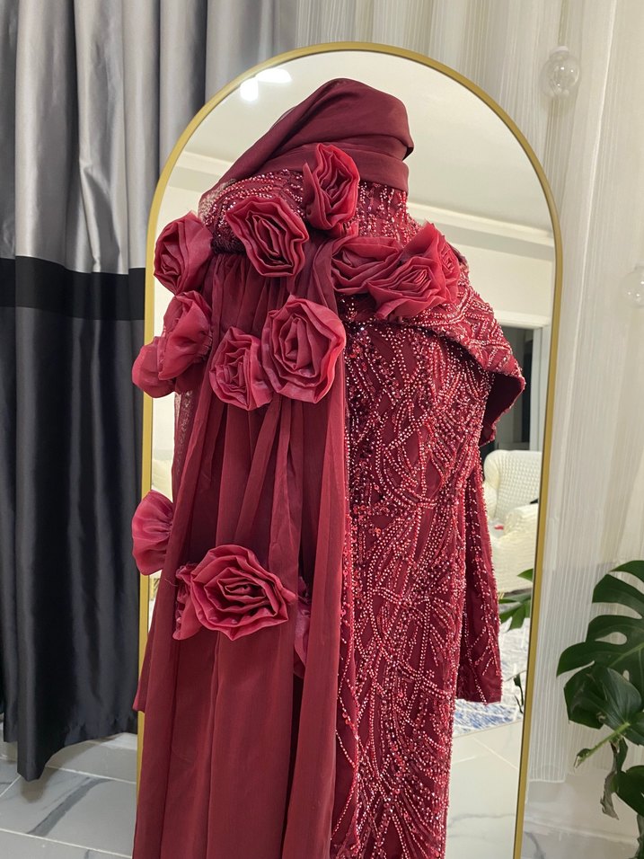 BORDO ABİYE - Görsel 3