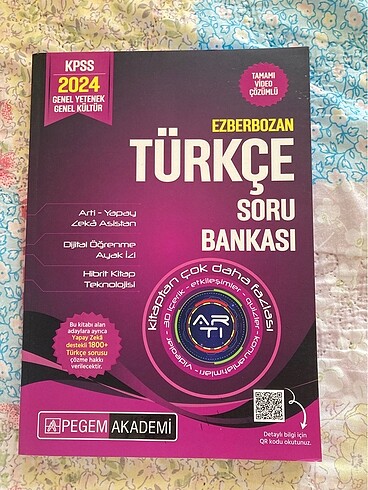 Pegem kpss Türkçe soru bankası