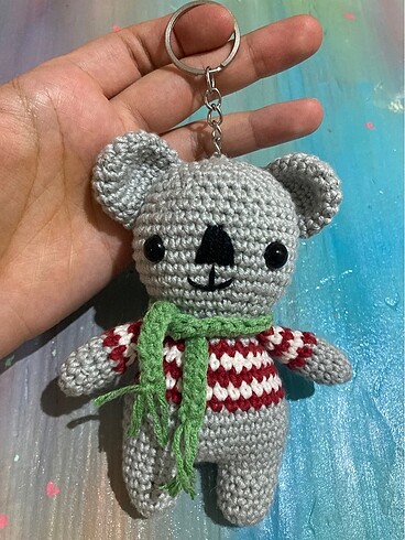 Beden Amigurumi anahtarlık koala