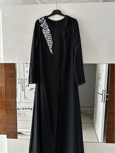 Armine Abaya ferace tesettür siyah elbise
