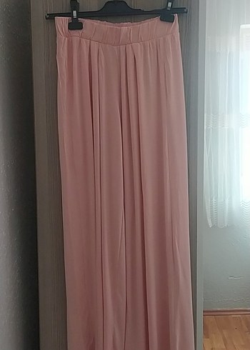 Açık Pembe Kadın Uzun Penye Pantolon