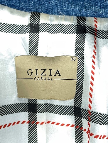 36 Beden mavi Renk Gizia Kot Ceket %70 İndirimli.