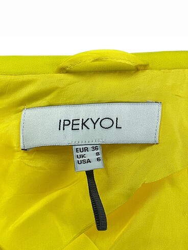 36 Beden sarı Renk ipekyol Blazer %70 İndirimli.