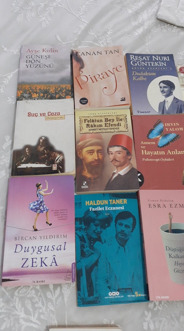13 adet Çeşitli Edebiyat ve Duygusal Kitaplar - Görsel 2