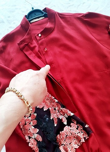 Bayan abiye tunik  - Görsel 7