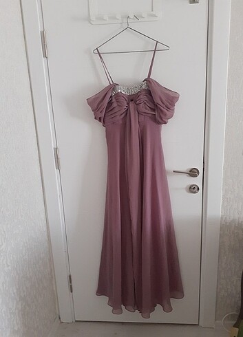 Şifon bayan abiye - Görsel 2