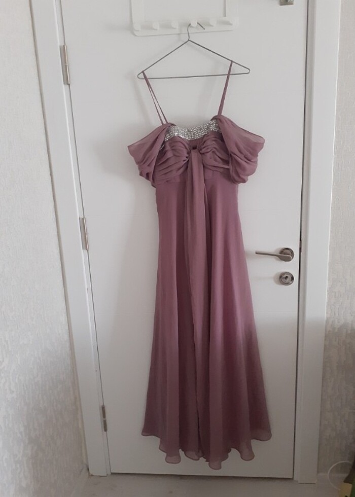 Şifon bayan abiye - Görsel 2