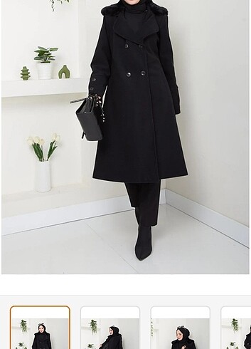 Bayan kaşe kaban - Görsel 9