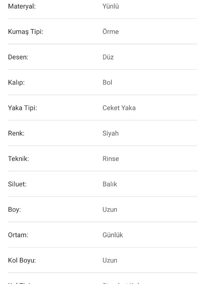 Bayan kaşe kaban - Görsel 2