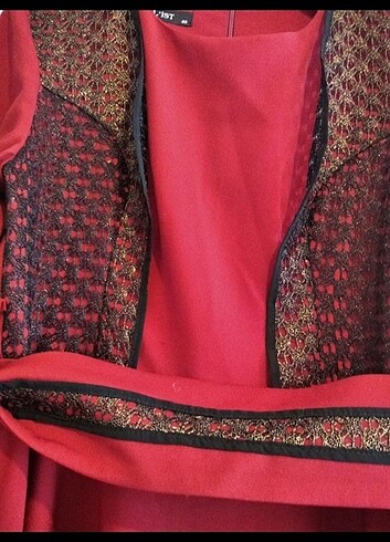 40 Beden bordo Renk Bordo abiye