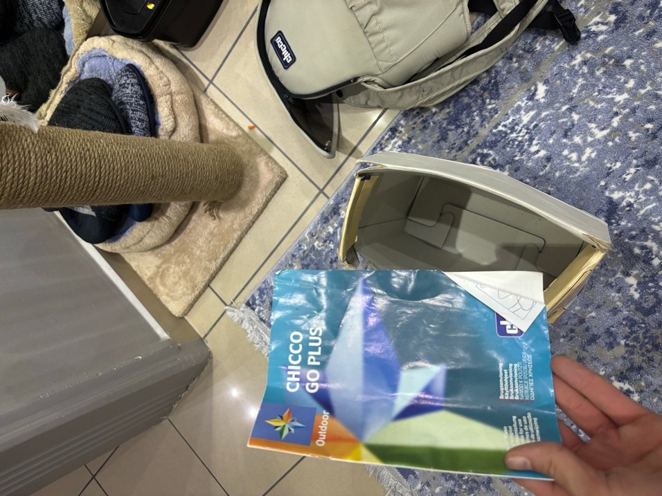 Gri Chicco Bebek Taşıyıcı - Görsel 5