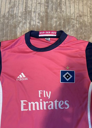Hamburg Erkek Pembe Kısa Kollu Spor Forma - Görsel 3