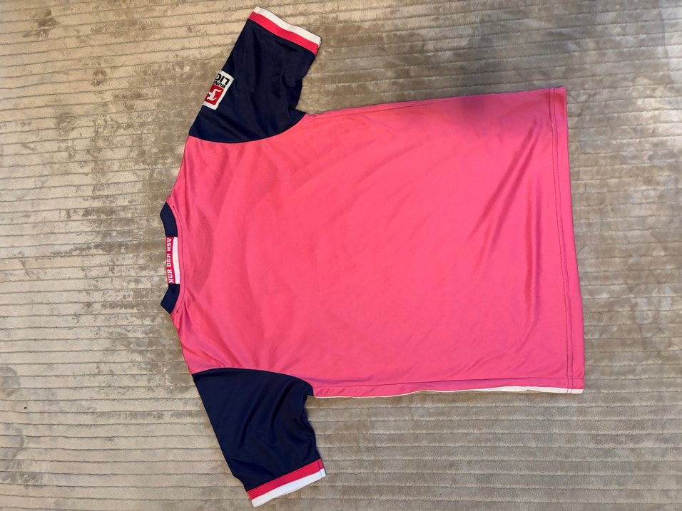 Hamburg Erkek Pembe Kısa Kollu Spor Forma - Görsel 5