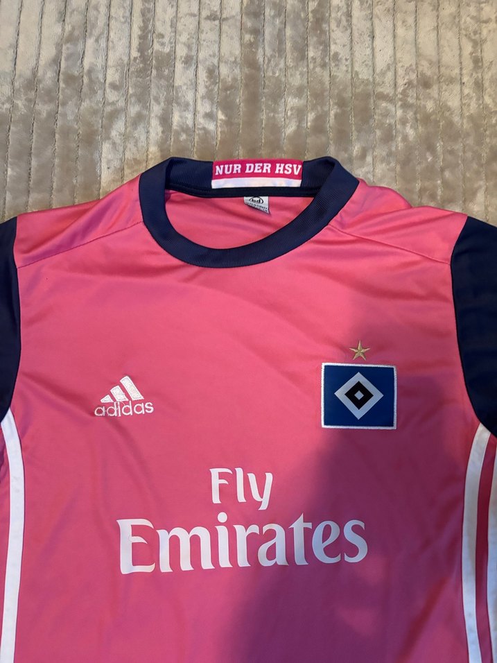 Hamburg Erkek Pembe Kısa Kollu Spor Forma - Görsel 3