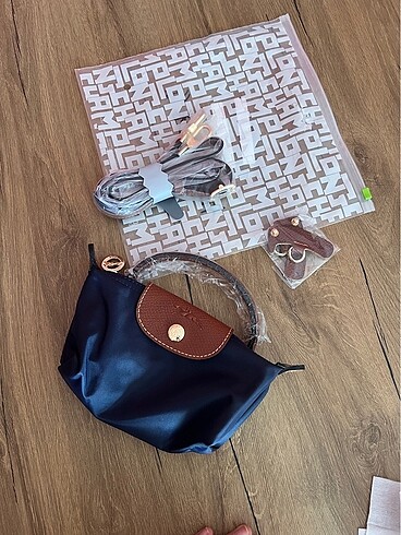 Longchamp xs mini lacivert çanta