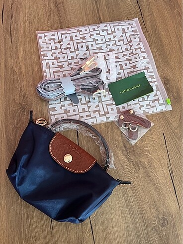 Beden Longchamp xs mini lacivert çanta