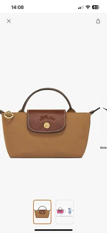  Beden çeşitli Renk Longchamp kum rengi xs mini çanta