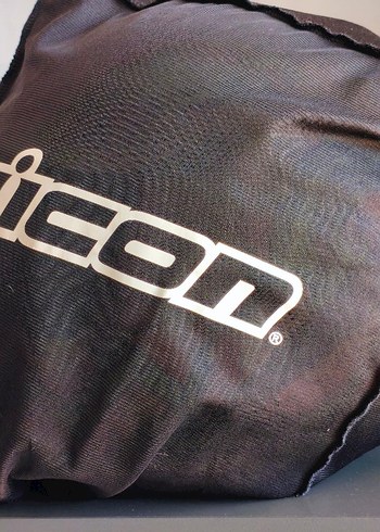 İCON Airfor Turuncu Baskılı Biker Motosiklet Kaskı Orjinal - Görsel 9