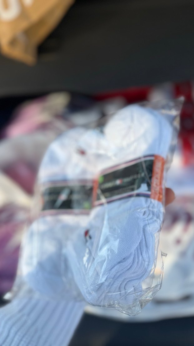 Tommy Hilfiger Beyaz 10 Çift Çorap - Görsel 2