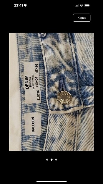 Bershka Pantolon