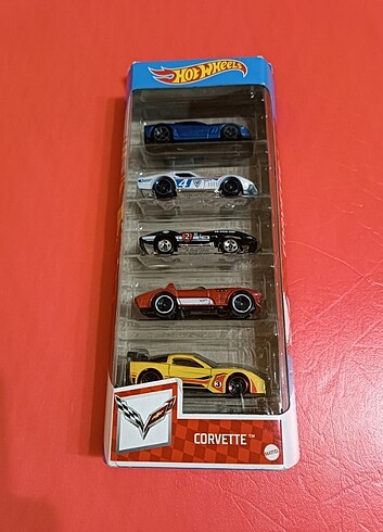  Hot wheels 5'li set Corvette 