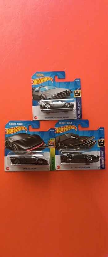 Hot Wheels kitt kara şimşek back to the future