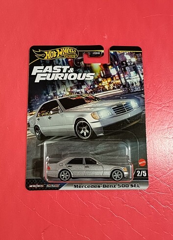 Hot Wheels fast furious Mercedes 500 SEL