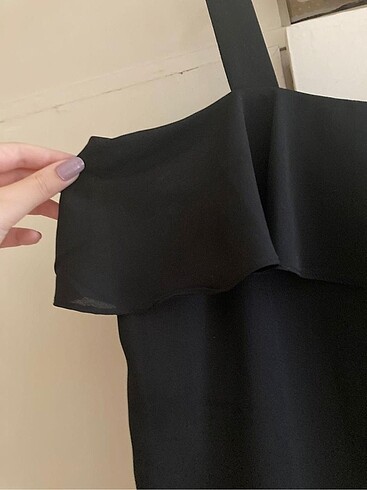 m Beden Trendyolmilla yaka detaylı bluz