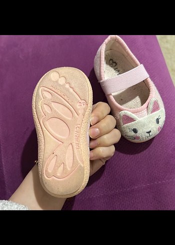 LCW Kız Çocuk Pembe Kedili Terlik - Görsel 2
