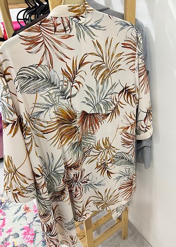 Çok Renkli Bohem Uzun Kollu Kadın Kimono - Görsel 4