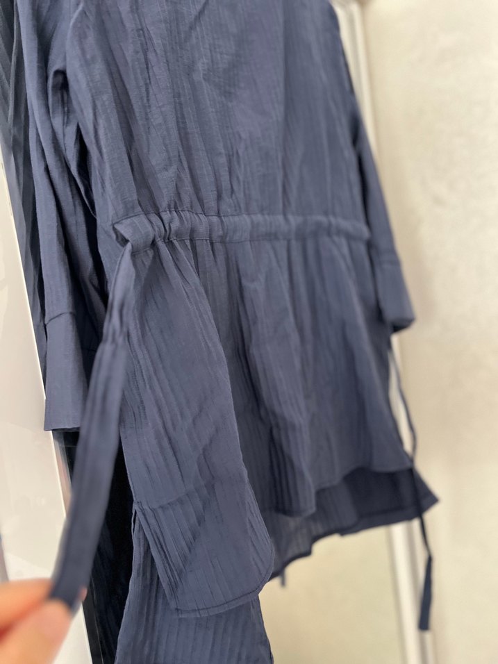 Kadın Denim Regular Fit Midi Takım - Görsel 4