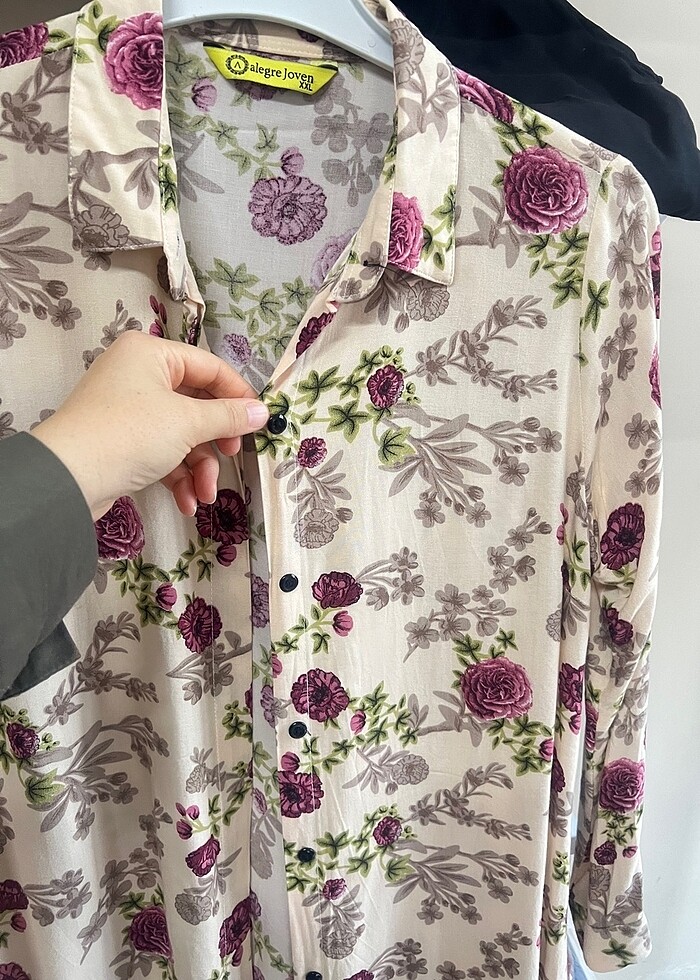 Yazlık triko gömlek - Görsel 4